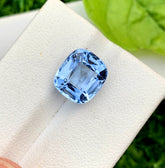 Cusshion Cut Santa Maria Blue Color Aquamarine Gemstone, Loose Gemstone, Aquamarine Faceted Cut Stone, Gemstone Jewelry - 4.70 CT