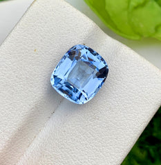 Cusshion Cut Santa Maria Blue Color Aquamarine Gemstone, Loose Gemstone, Aquamarine Faceted Cut Stone, Gemstone Jewelry - 4.70 CT