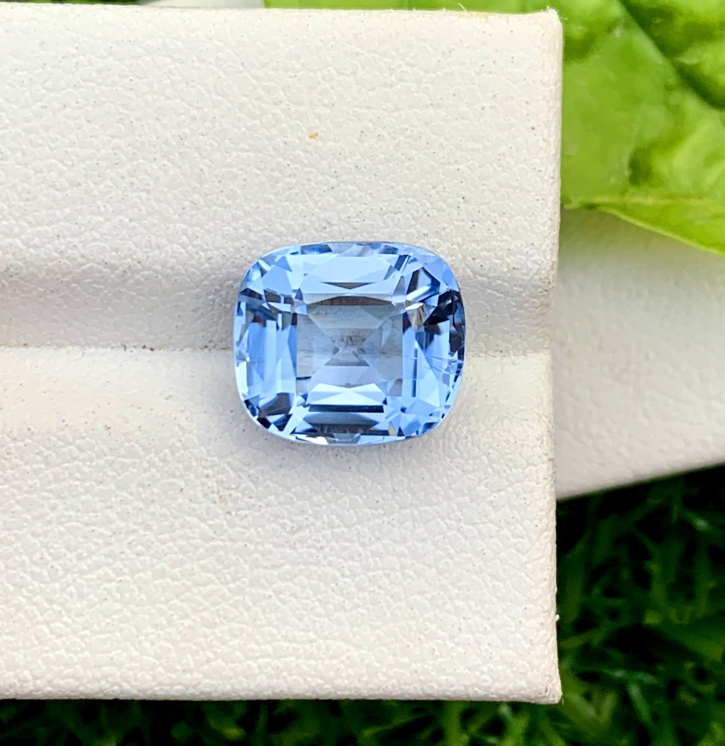 Cusshion Cut Santa Maria Blue Color Aquamarine Gemstone, Loose Gemstone, Aquamarine Faceted Cut Stone, Gemstone Jewelry - 4.70 CT