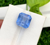 Asscher Cut Santa Maria Blue Color Aquamarine Gemstone, Loose Gemstone, Aquamarine Faceted Cut Stone, Gemstone Jewelry - 6.15 CT