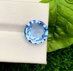 Round Shape Santa Maria Blue Color Aquamarine Gemstone, Loose Gemstone, Aquamarine Faceted Cut Stone, Gemstone Jewelry - 5.00 CT