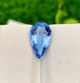 Pear Shape Santa Maria Blue Color Aquamarine Gemstone, Loose Gemstone, Aquamarine Faceted Cut Stone, Gemstone Jewelry - 3.75 CT