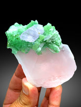 Pink Morganite with Kunzite and Green Tourmalines from Dara-i-Pech Afghanistan - 291 gram