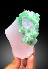 Pink Morganite with Kunzite and Green Tourmalines from Dara-i-Pech Afghanistan - 291 gram