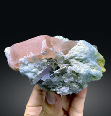 Pink Morganite on Albite from Afghanistan - 319 gram