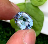 Santa Maria Blue Color Aquamarine Gemstone, Loose Gemstone, Aquamarine Faceted Cut Stone for Ring Making - 5.35 carat