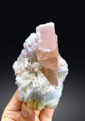 Pink Morganite on Albite from Afghanistan - 319 gram