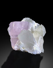 Pink Morganite on Quartz from Afghanistan - 98 gram