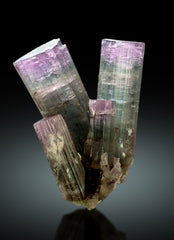 Pink Cap Purple Color Tourmaline Crystal from Afghanistan - 27 gram