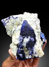 Fluorescent Afghanite with Pyrite on Matrix from Badakhshan Afghanistan - 1117 gram