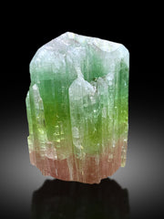 Natural Bicolor Tourmaline Crystal from Paprok Afghanistan - 102 gram