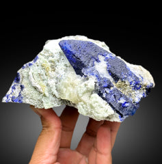 Fluorescent Afghanite with Pyrite on Matrix from Badakhshan Afghanistan - 1117 gram