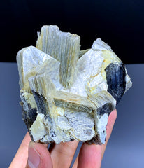 Red Spessartine Garnet Crystals Perched on Star Mica from Pakistan - 330 gram