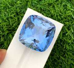 Santa Maria Blue Color Aquamarine Gemstone, Aquamarine Faceted Cut Stone, Top Grade Aquamarine for Collection - 81.56 carat