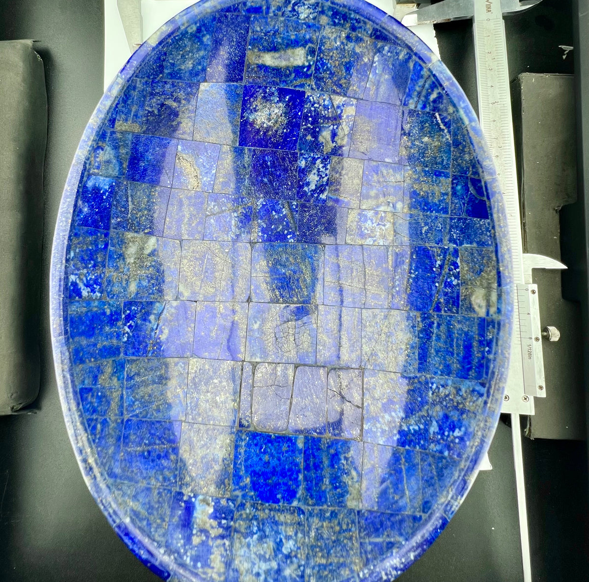 Polished Lapis Lazuli Oval Bowl – 948g