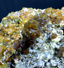 Natural Andradite Garnet Cluster on Matrix from Pakistan - 734 gram