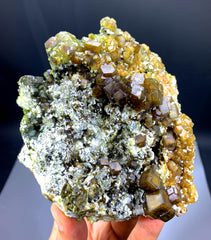 Natural Andradite Garnet Cluster on Matrix from Pakistan - 734 gram