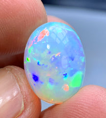 Honeycomb Opal Cabochon, Ethiopian Earth Mined Welo Opal Cabochon - 9.65 CT