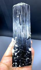 Well Terminated Schorl Black Tourmaline Crystal from Skardu Pakistan - 467 gram