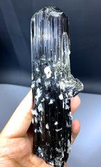 Well Terminated Schorl Black Tourmaline Crystal from Skardu Pakistan - 467 gram