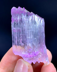 Double Sided Unique Etched Mountain Shape Terminations Pink Kunzite Crystal from Nuristan Afghanistan - 37 gram