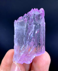 Double Sided Unique Etched Mountain Shape Terminations Pink Kunzite Crystal from Nuristan Afghanistan - 37 gram