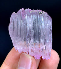 Double Sided Etched Pink Kunzite Crystal from Nuristan, Afghanistan - 37 gram