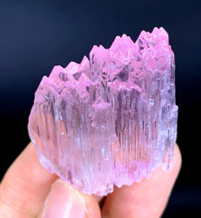 Double Sided Etched Pink Kunzite Crystal from Nuristan, Afghanistan - 37 gram