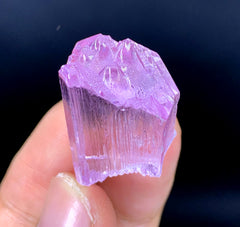 Transparent Mountain Shape Terminations Pink Kunzite Crystal from Nuristan Afghanistan - 13 gram