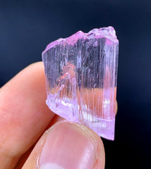 Transparent Mountain Shape Terminations Pink Kunzite Crystal from Nuristan Afghanistan - 13 gram