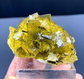 Honey Brown Color Fluorite Crystal from Spain - 68 gram