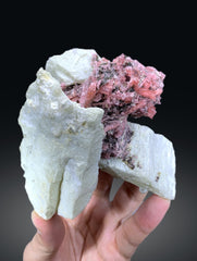 Rare Pink Vayrynenite on Feldspar from Skardu Pakistan - 260 gram