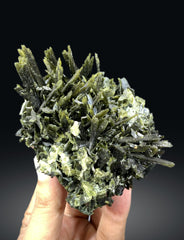 Natural Green Epidote Cluster from Pakistan - 318 gram