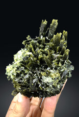 Natural Green Epidote Cluster from Pakistan - 318 gram