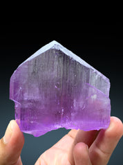 V Shape Terminated Purplish Pink Kunzite Crystal from Nuristan Afghanistan - 279 gram