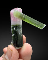 Bicolor Tourmaline Crystal, Tourmaline Specimen, Watermelon Tourmaline, Tourmaline Gemstone, Tourmaline stone, tourmaline for sale, 27 g