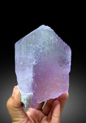 Stunning Bicolor Kunzite with Green Tourmalines and Lepidolite from Nuristan, Afghanistan - 976 gram