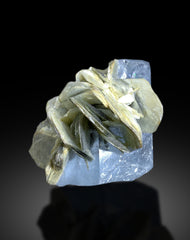 Sky Blue Aquamarine on Muscovite from Pakistan - 130 gram
