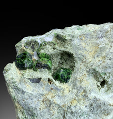 Lush Green Demantoid Garnet Crystals n Matrix - 1014 gram