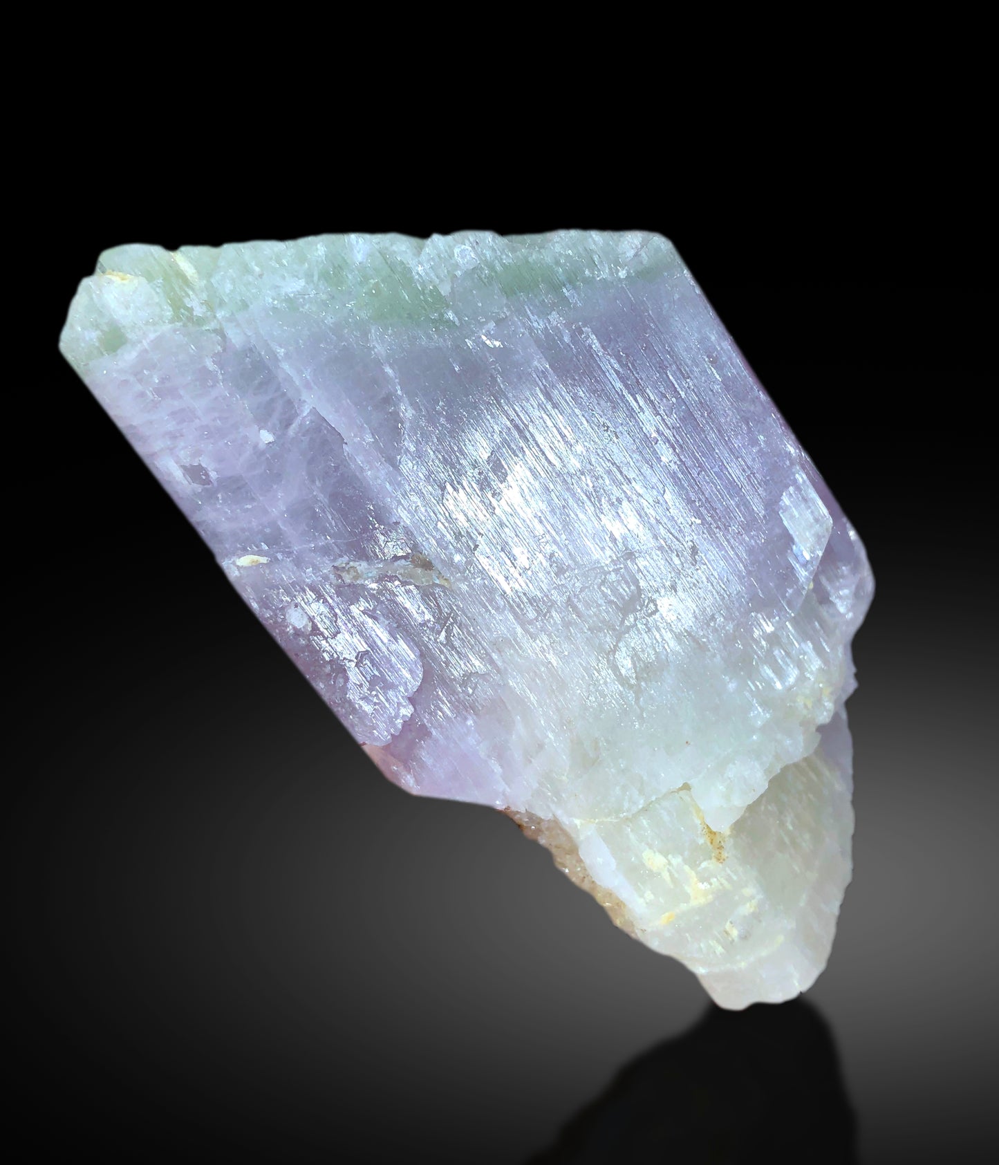 V Shape Terminated Bicolor Kunzite Crystal, Kunzite Specimen, Raw Mineral, Kunzite Crystal from Nuristan Afghanistan - 303 gram