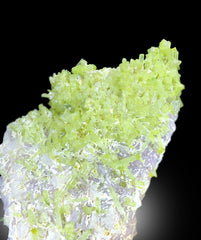 Natural Green Color Tourmaline Bunch on Lepidolite, Tourmaline Specimen, Raw Mineral, Tourmaline from Afghanistan - 382 gram