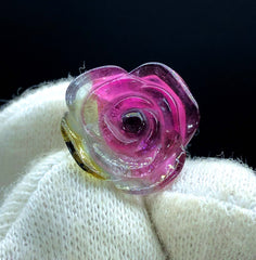 Top Quality Bicolor Tourmaline Carving, Tourmaline Necklace, Hand Carved, Polished Tourmaline Carving - 7.70 CT