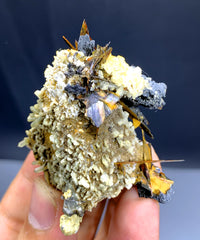 Rare Red Brookite on Matrix from Baluchistan Pakistan - 43 gram