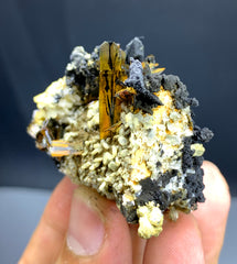 Rare Red Brookite on Matrix from Baluchistan Pakistan - 43 gram