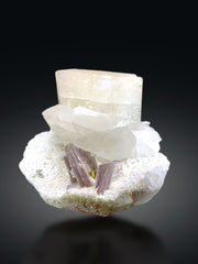 Natural Topaz with Quartz, Lepidolite and Albite Specimen from Pakistan - 1670 grams