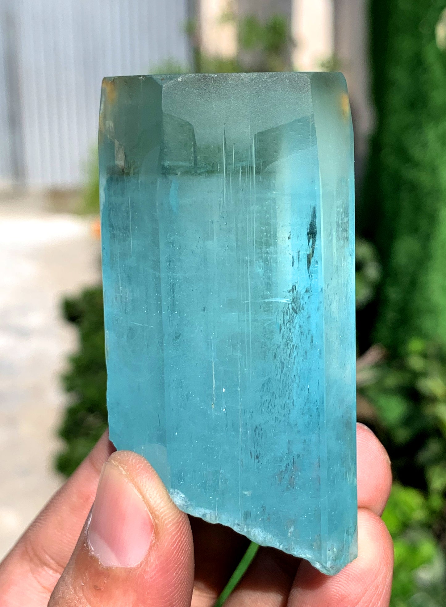 Sky Blue Aquamarine Crystal from Shigar valley Pakistan - 152 grams