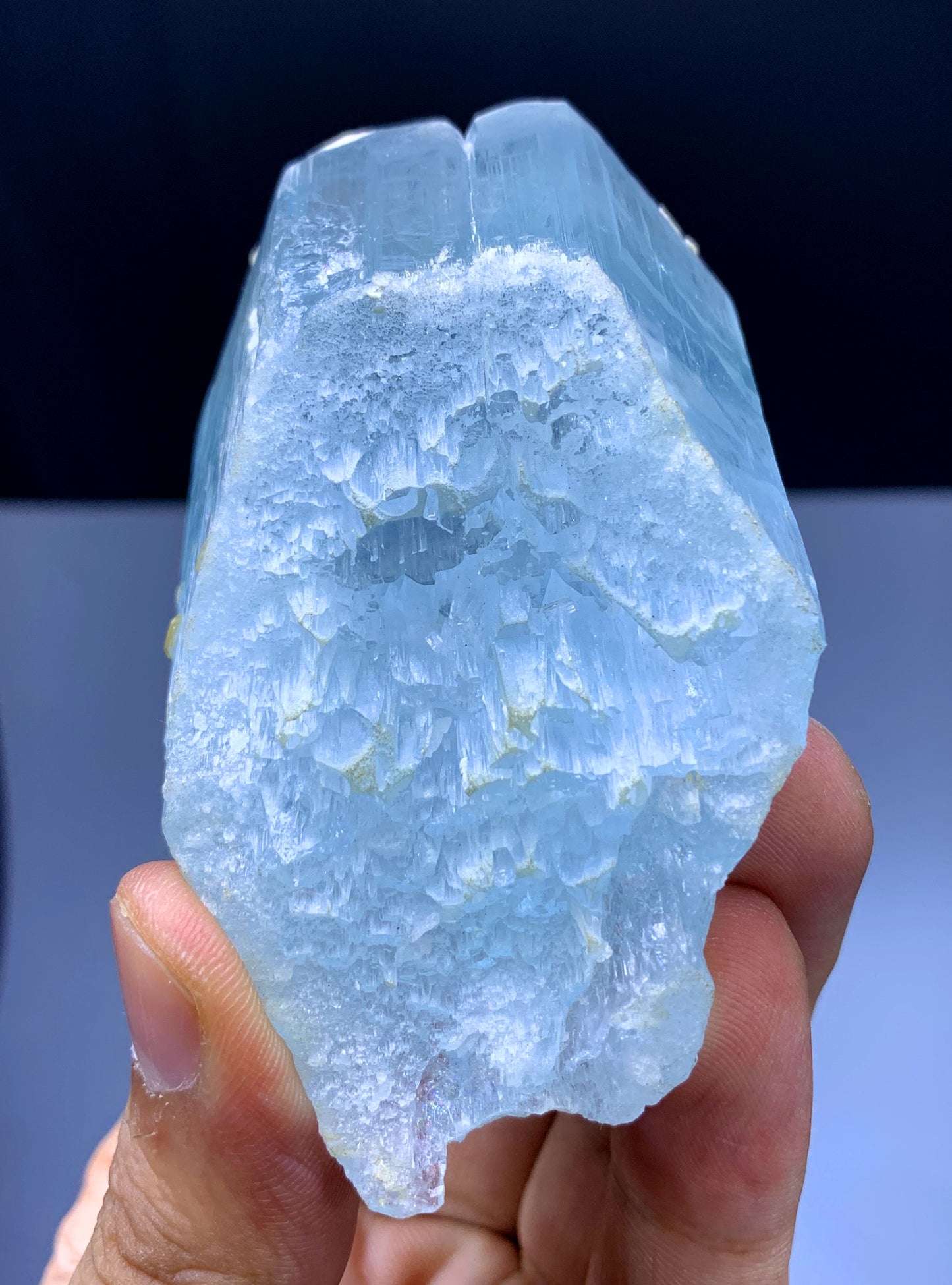 Sky Blue Aquamarine Crystal from Shigar valley Pakistan - 206 grams