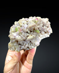 Watermelon Bicolor Tourmaline Crystals on Lepidolite from Paprok Afghanistan - 325 gram