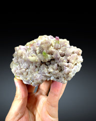 Watermelon Bicolor Tourmaline Crystals on Lepidolite from Paprok Afghanistan - 325 gram