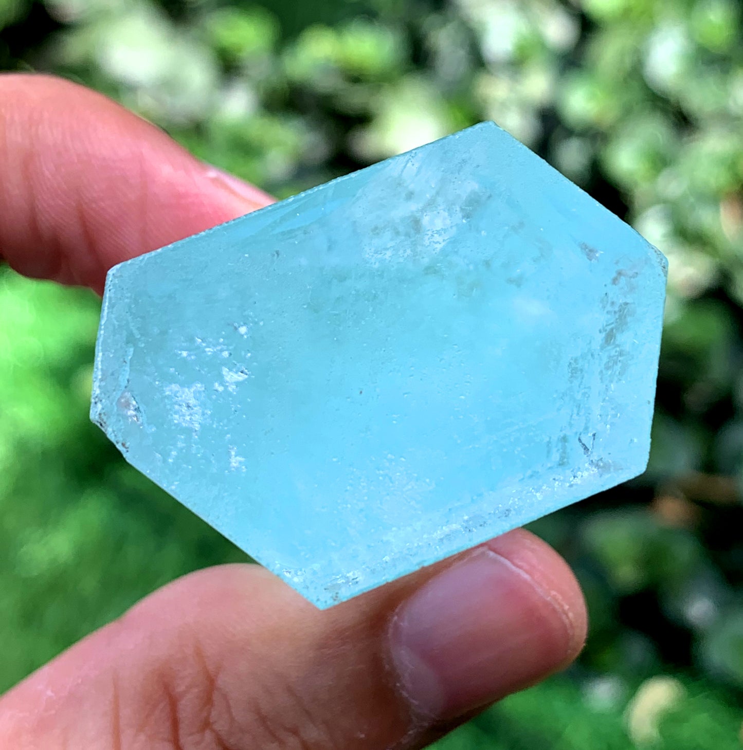 Sky Blue Aquamarine Crystal from Shigar valley Pakistan - 85 grams